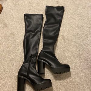 Free people knee high boots
